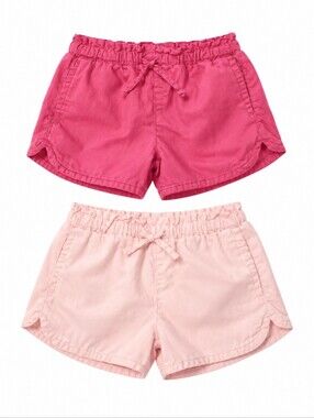 2 x Wonder Nation Pink 2T Girls Shorts